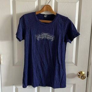 Sierra Nevada Unisex Purplish Navy Blue Short Sleeve T-shirt Size Large